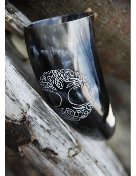 Viking horn, the tree of life...
