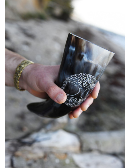 Viking horn, the tree of life...