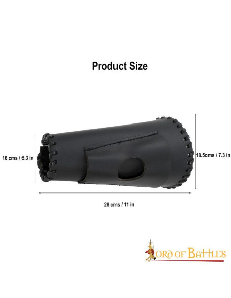 Medieval bracelets with knife holder