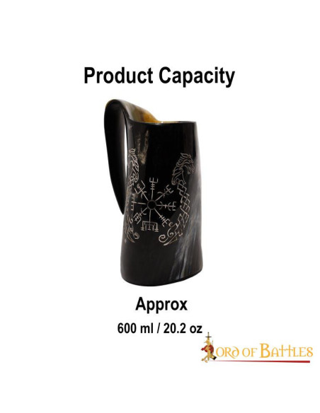 Celtic beer mug Vegvísir Tankard (600...