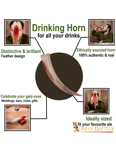 Olaf's Viking horn to drink (400-500...