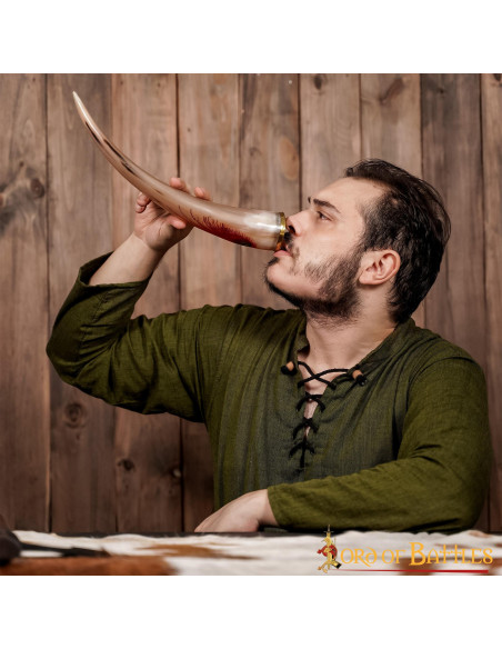 Olaf's Viking horn to drink (400-500...