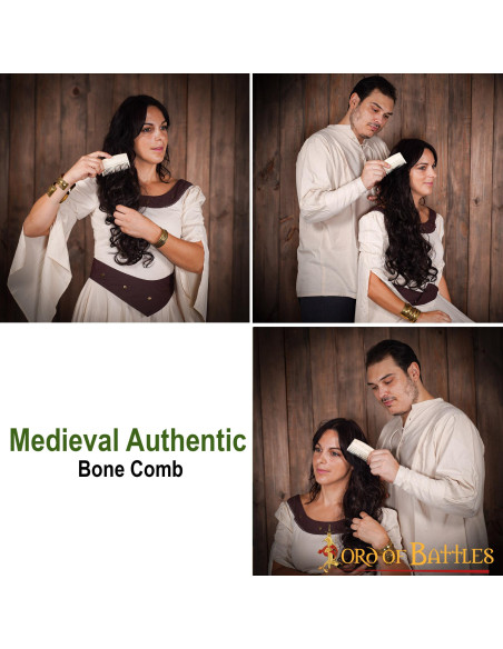 Medieval bone comb for woman...