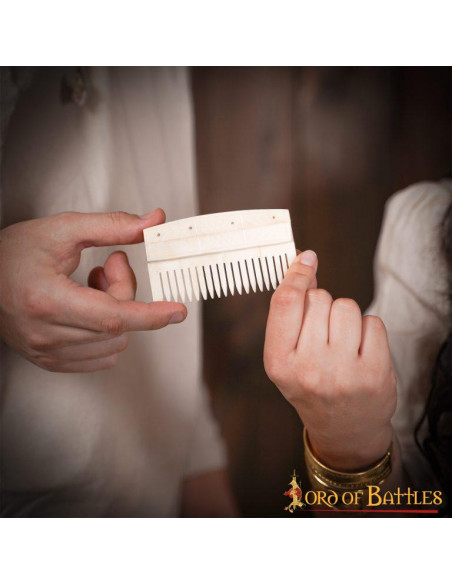 Medieval bone comb for woman...