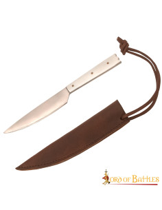 Medieval knife with bone handle (19 cm.)