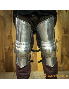 Legs of medieval steel armor (51.5 cm.)