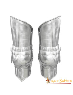 Legs of medieval steel armor (51.5 cm.) 2