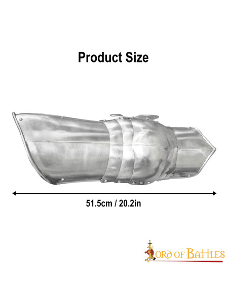 Legs of medieval steel armor (51.5 cm.)