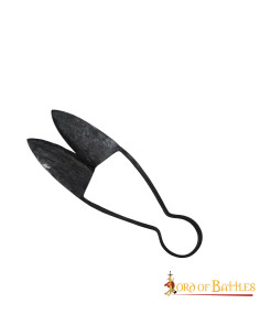 Medieval hand-forged iron scissors (24 cm.) 2