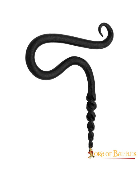 Hand-forged medieval corkscrew...