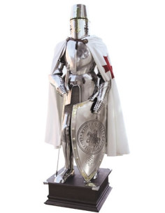 Knights Templar armor with cross on the chest