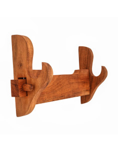 Wooden wall bracket to hang 1 katana