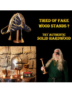 Wooden support to hang helmets (36.5 cm.) 2