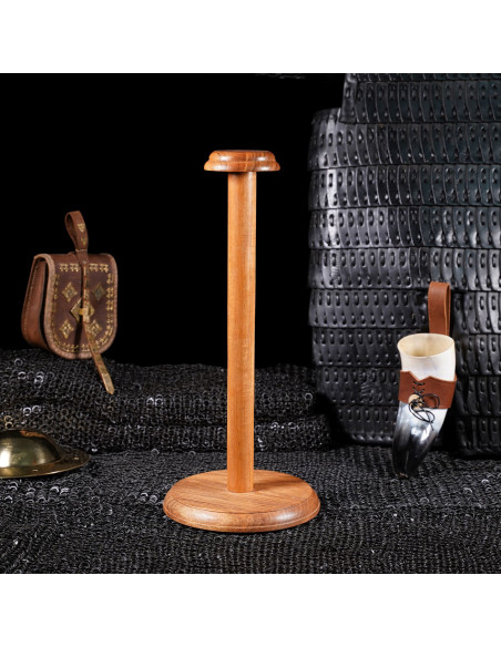 Wooden support to hang helmets (33 cm.)