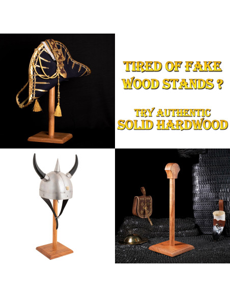 Wooden support to hang helmets (40.5...