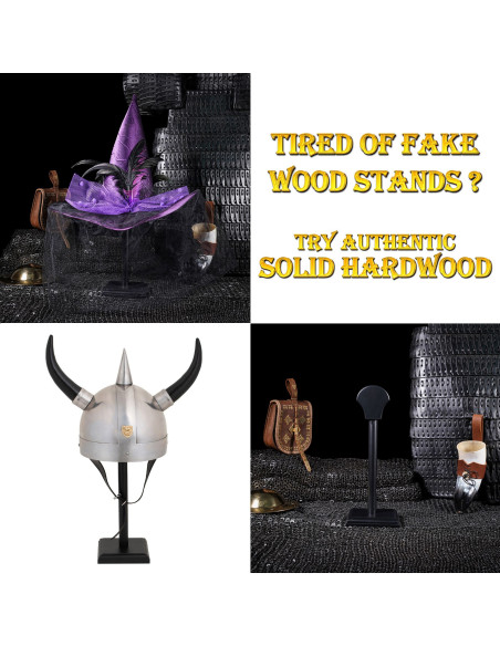 Wooden support to hang helmets (40.5...