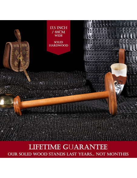 Wooden support to hang helmets (45.7...