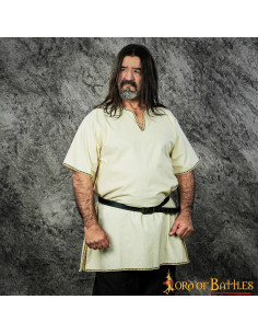 Viking Balder tunic short sleeve - Ecru