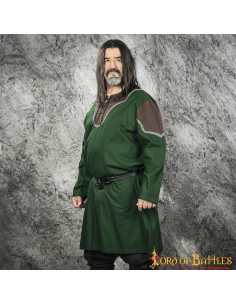 Medieval tunic, Egypt model, long sleeve - Green