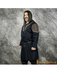 Medieval tunic, Egypt model, long sleeve - Black