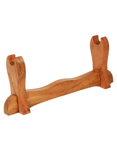 Desktop support in wood to hang 1 sword (34 cm.)