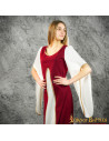 Aelis Courtesan Medieval Dress - Garnet