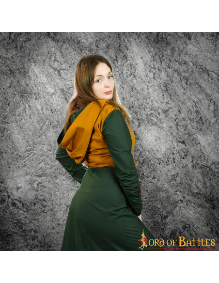 Medieval Dress Woman Eyra - Green
