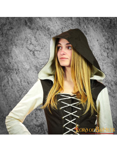 Medieval Dress Woman Eyra - Ecru 2