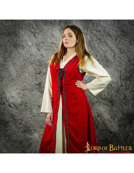 Brial Medieval Julietta in Red