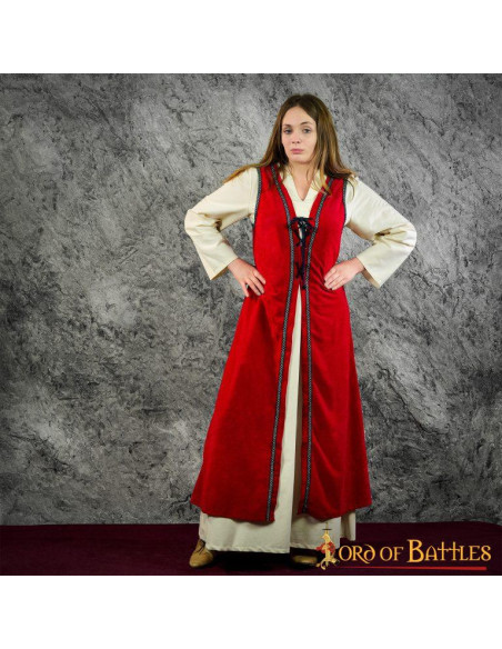 Brial Medieval Julietta in Red