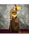 Sabat medieval woman dress with brocades