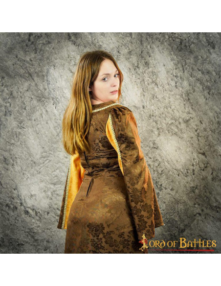 Sabat medieval woman dress with brocades