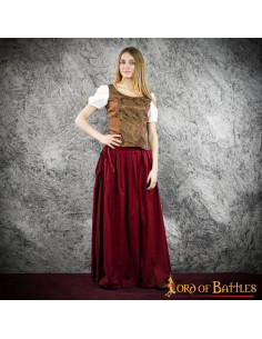 Medieval and Renaissance Goye Bodice - Brown 2