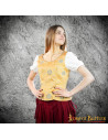 Goye Medieval and Renaissance Bodice - Yellow