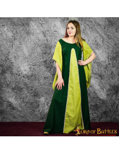 Aelis Courtesan Medieval Dress - Green