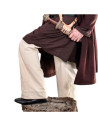Viking and medieval pants for warriors - ecru color