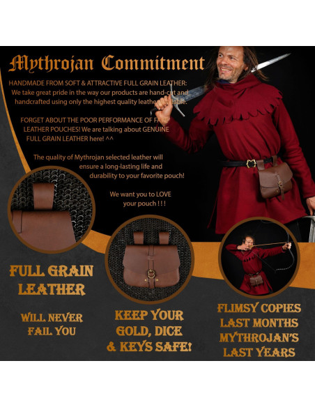 Mythrojan brown medieval bag...