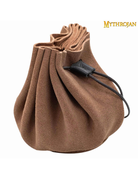 Medieval beggar bag - Light Brown...