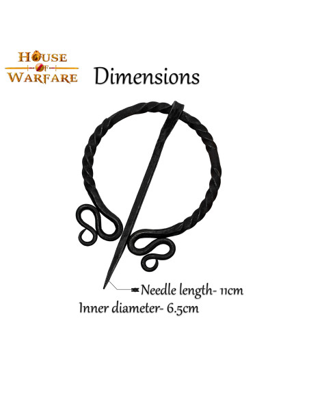 Elf historical fibula forged by hand...