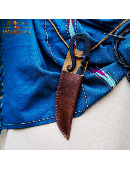 Medieval hand-forged iron knife (13.3...