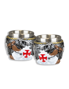 1 Shot glass of the Knights Templar (5.5x7.2 cm.)