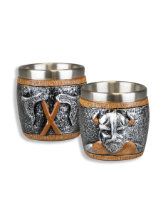 1 Valhalla shot glass of the Vikings (5.5x7.2 cm.)