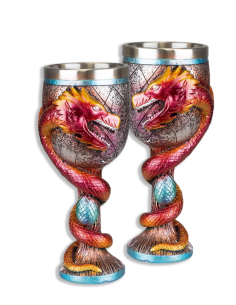Medieval dragons cup (18x7.6 cm.)