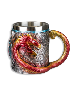 Medieval dragons mug (11.3x10.8 cm.)