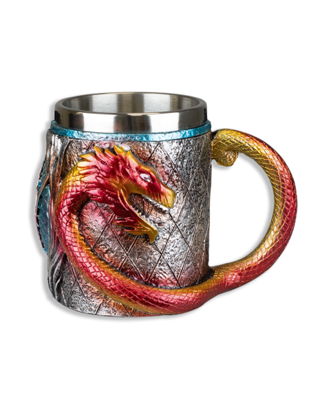 Medieval dragons mug (11.3x10.8 cm.)
