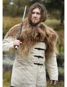 Nordic mottled sheepskin for shoulders 2