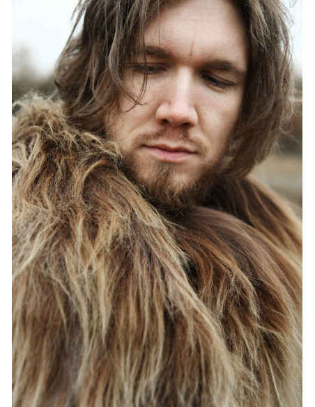 Nordic mottled sheepskin for shoulders Nordic mottled sheepskin for shoulders