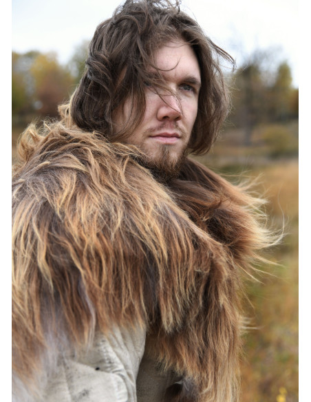 Nordic mottled sheepskin for shoulders Nordic mottled sheepskin for shoulders