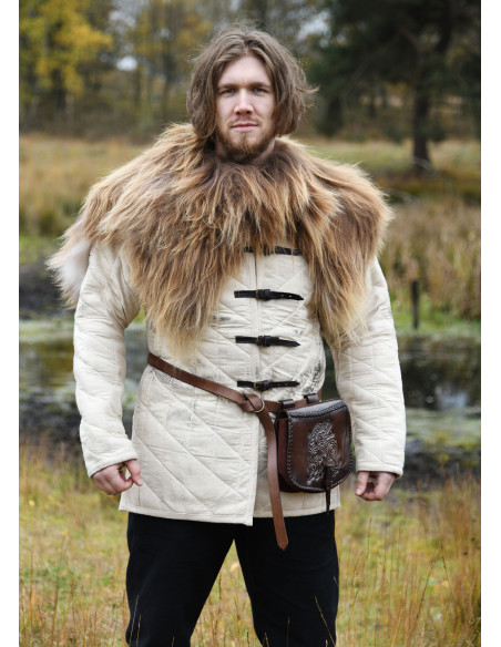Nordic mottled sheepskin for shoulders Nordic mottled sheepskin for shoulders