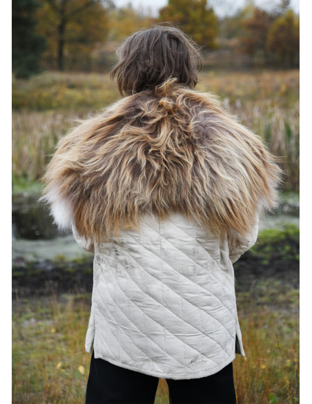 Nordic mottled sheepskin for shoulders Nordic mottled sheepskin for shoulders